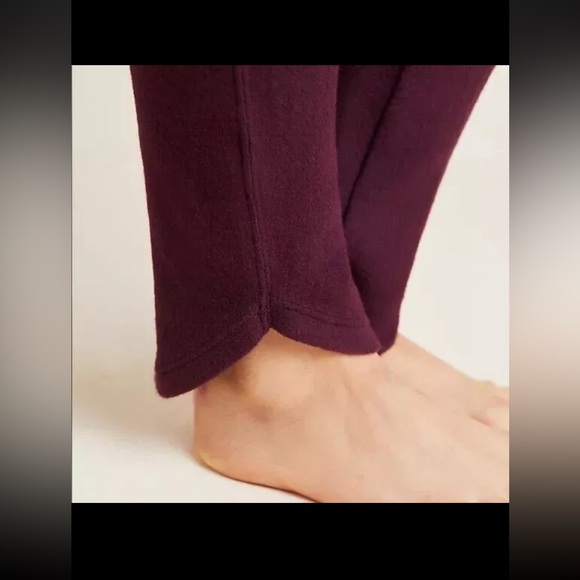 Saturday Sunday Anthropologie Joggers Purple Lounge Sweatpants Plum Suha small - Picture 4 of 9